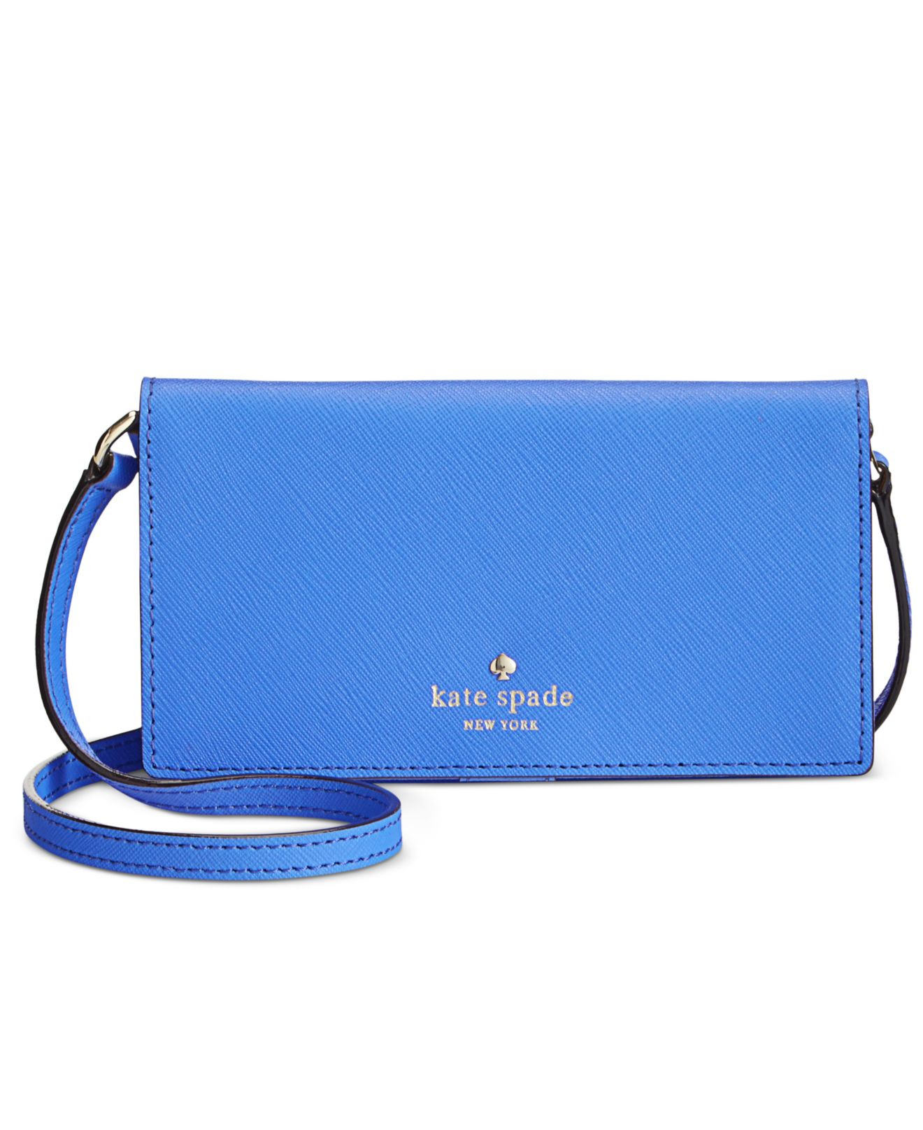 Lyst Kate Spade Multi Function Phone Crossbody in Blue